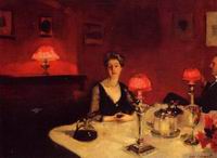 (image for) Reproductions of John Singer Sargenti's art A Dinner Table at N